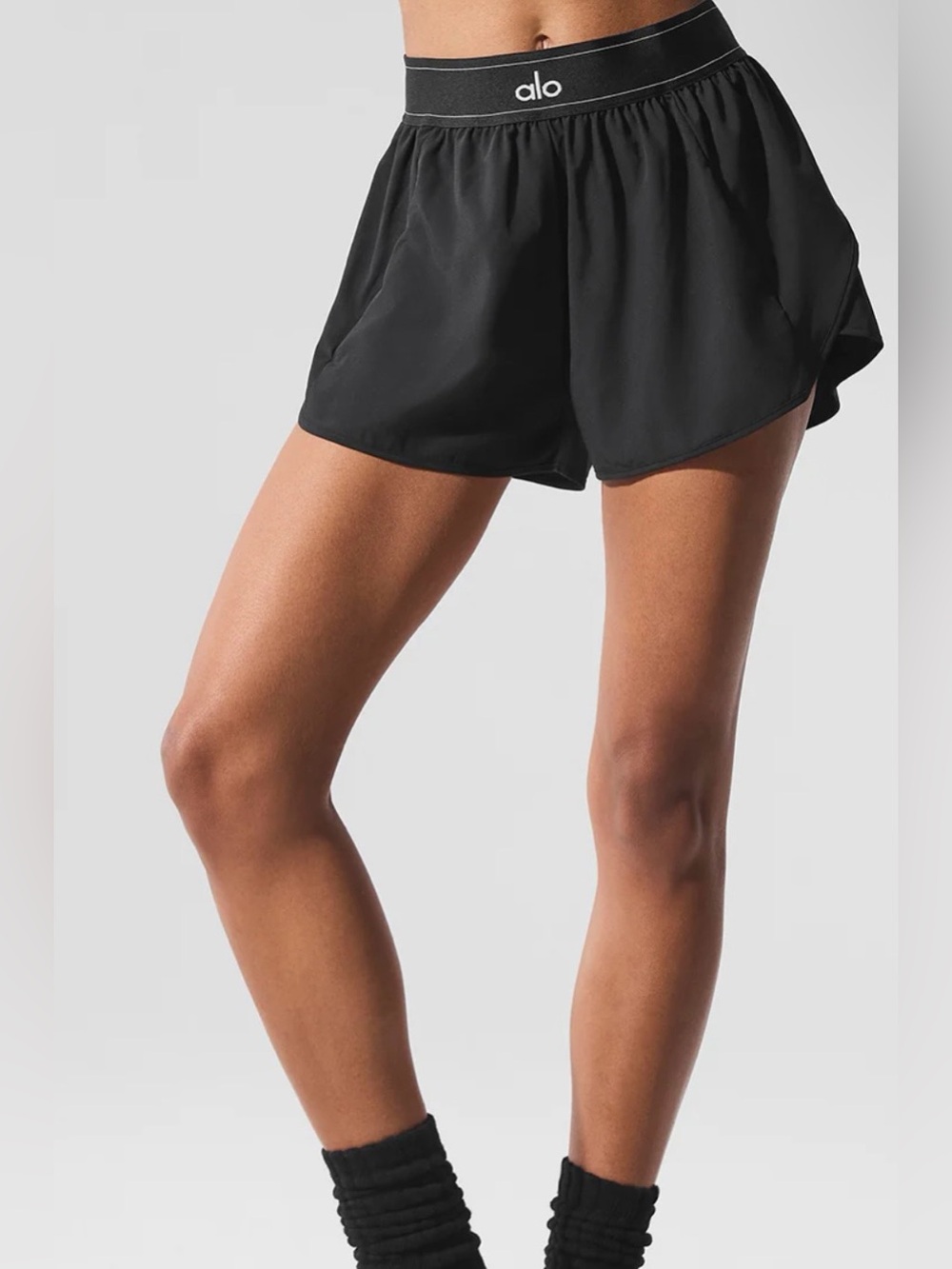 All Yoga Women’s Black Match Point Shorts Size XS